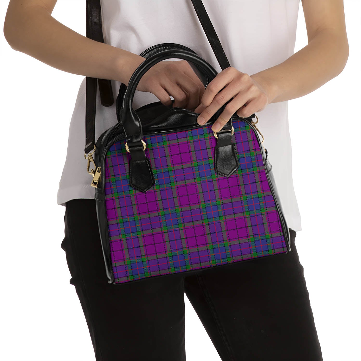 Wardlaw Modern Tartan Shoulder Handbags - Tartanvibesclothing