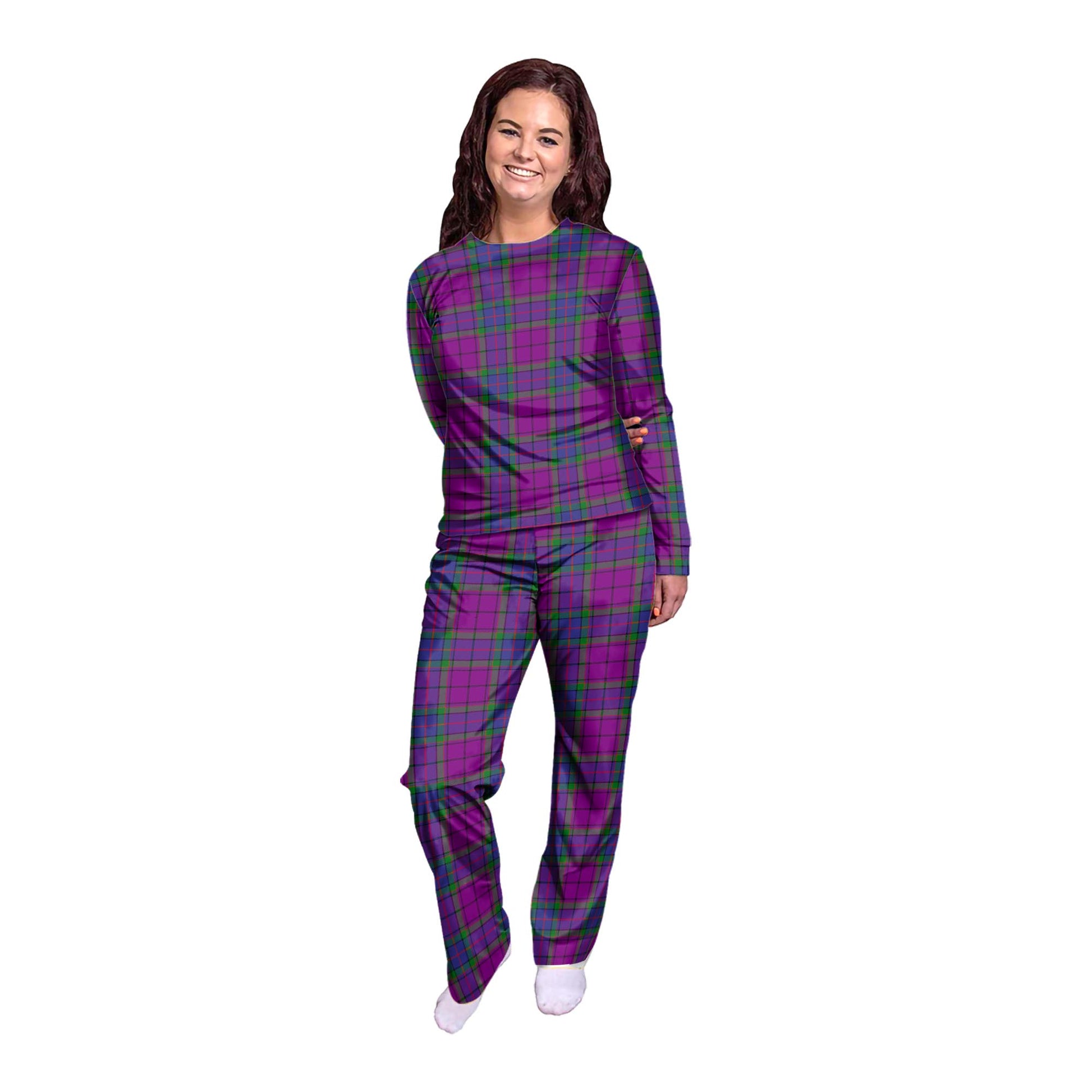 Wardlaw Modern Tartan Pajamas Family Set - Tartan Vibes Clothing