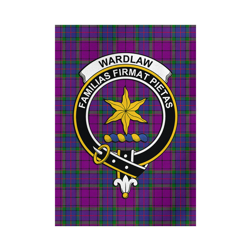 Wardlaw Modern Tartan Flag with Family Crest - Tartan Vibes Clothing