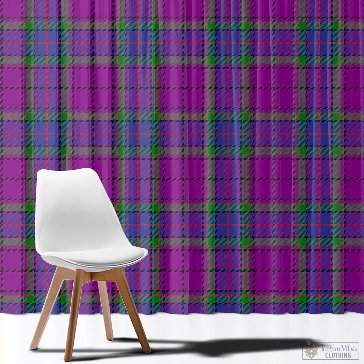 Wardlaw Modern Tartan Window Curtain