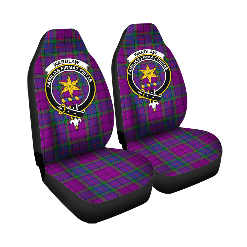 Wardlaw Modern Tartan Car Seat Cover with Family Crest - Tartanvibesclothing