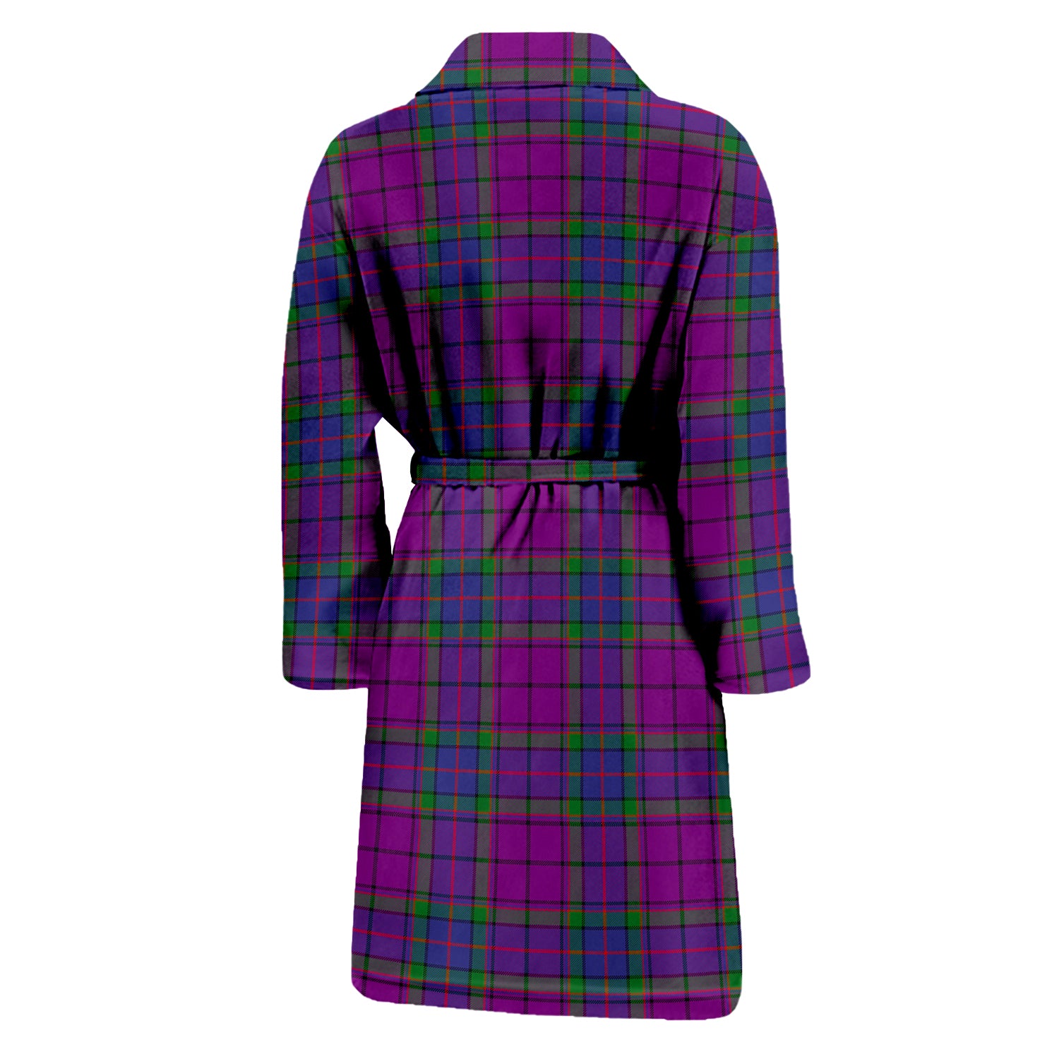 Wardlaw Modern Tartan Bathrobe with Family Crest - Tartan Vibes Clothing