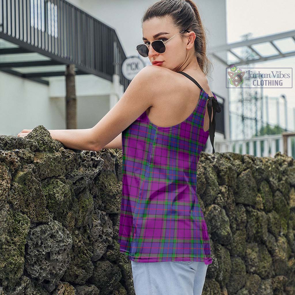 Tartan Vibes Clothing Wardlaw Modern Tartan Loose Halter Neck Camisole