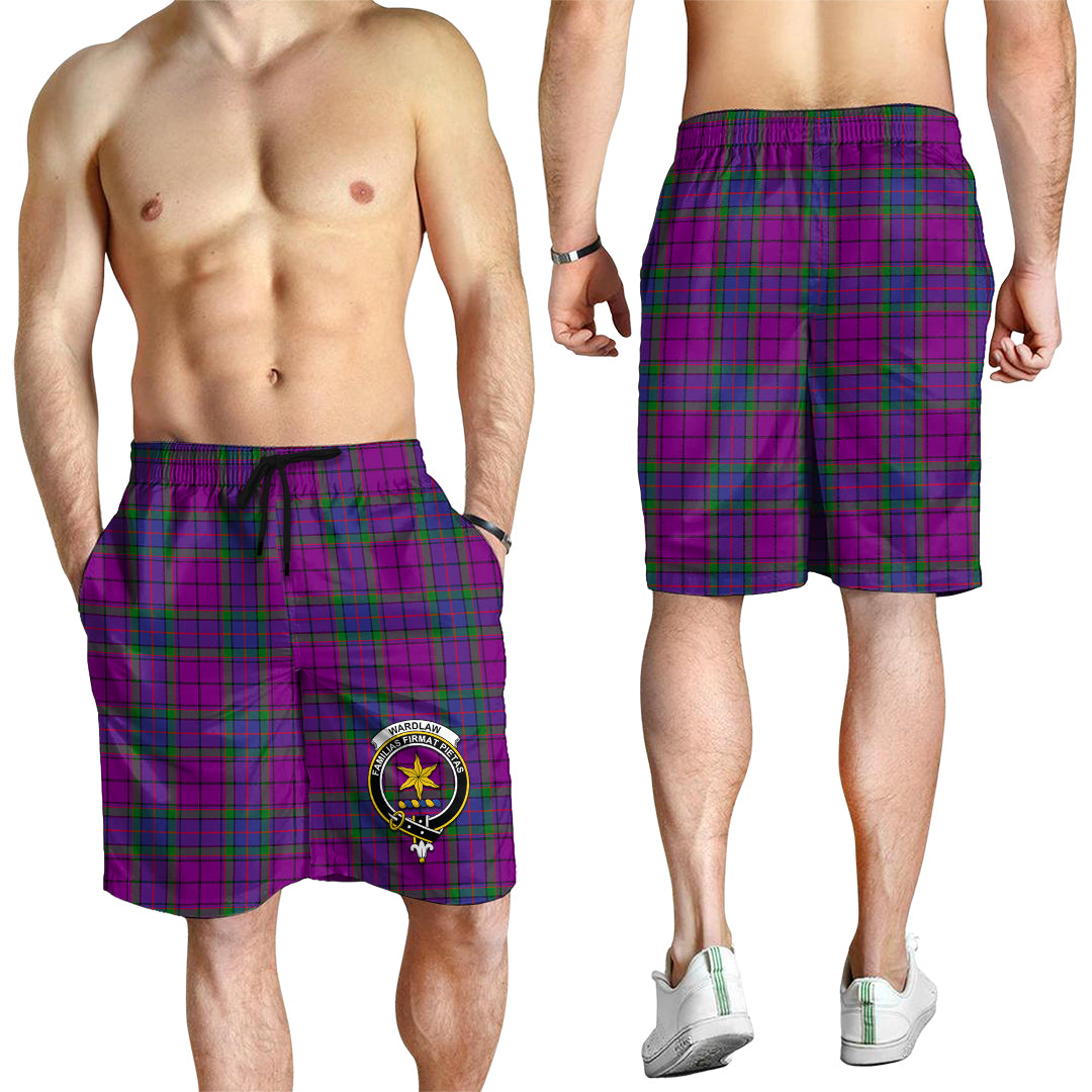 wardlaw-modern-tartan-mens-shorts-with-family-crest