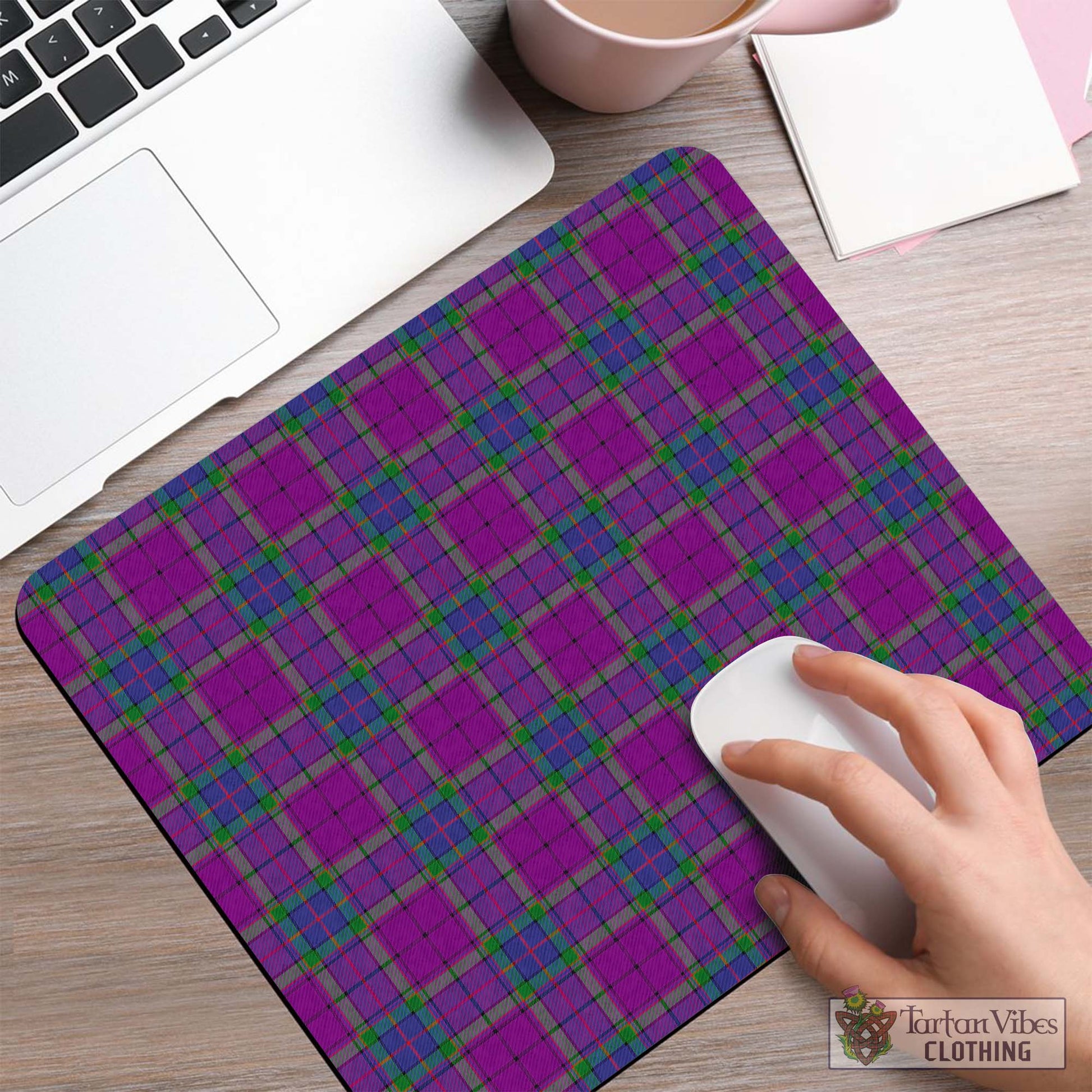 Tartan Vibes Clothing Wardlaw Modern Tartan Mouse Pad