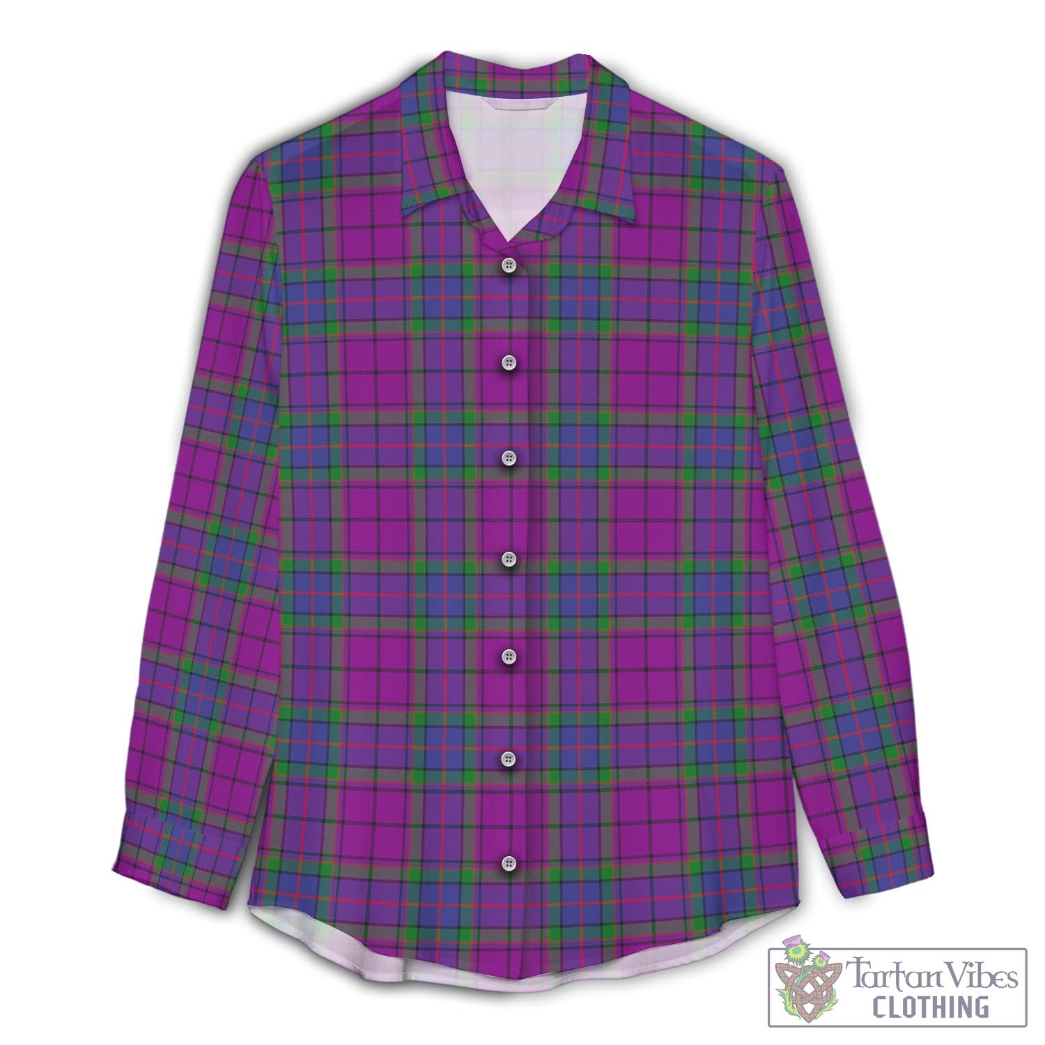 Wardlaw Modern Tartan Womens Casual Shirt