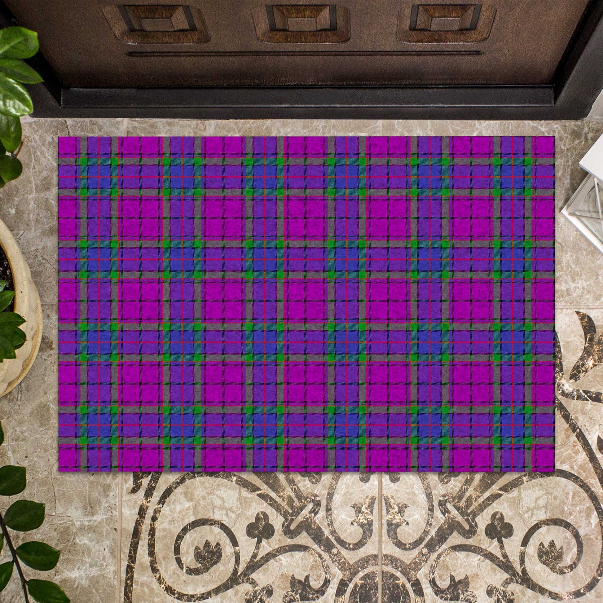 Wardlaw Modern Tartan Door Mat - Tartanvibesclothing Shop