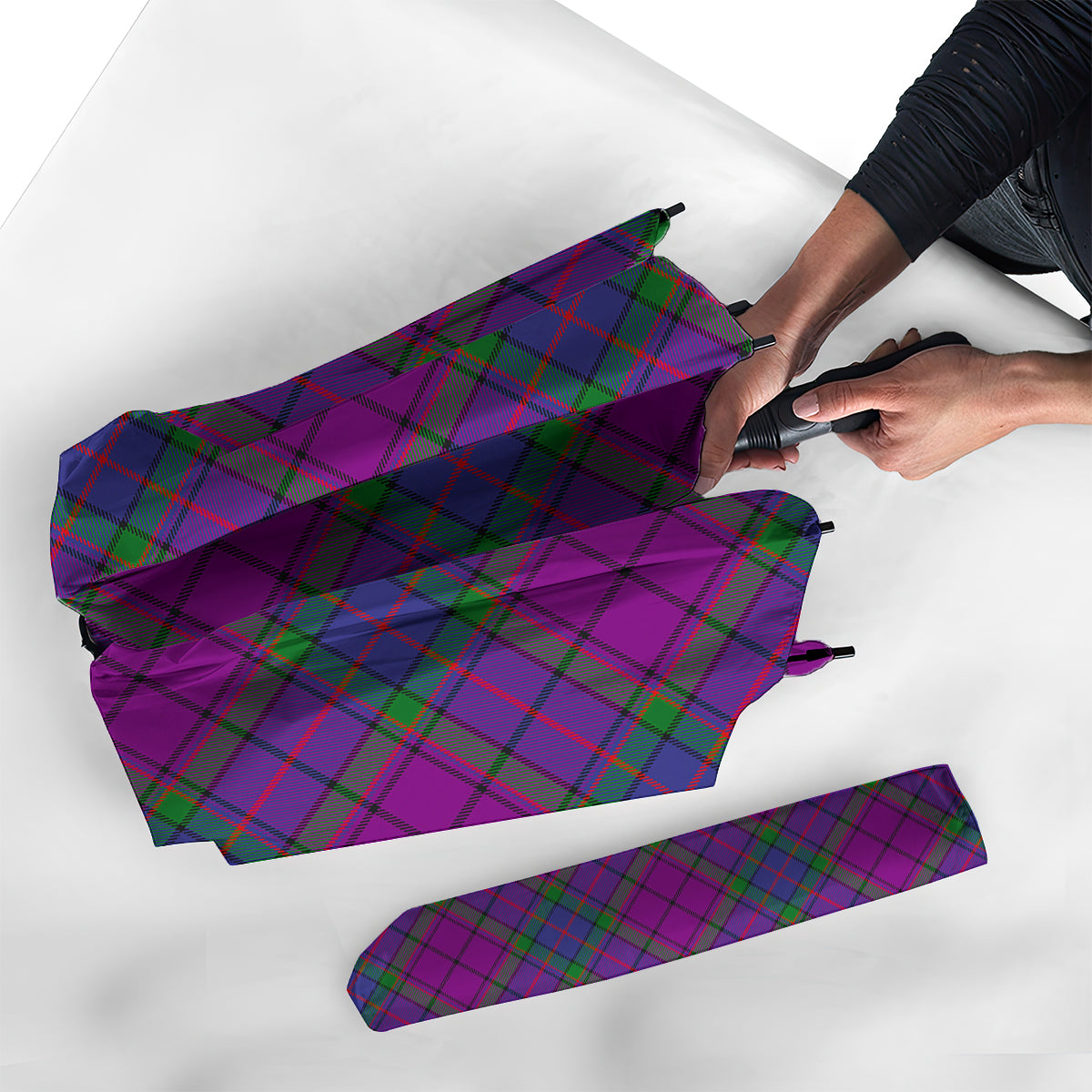 Wardlaw Modern Tartan Umbrella - Tartanvibesclothing