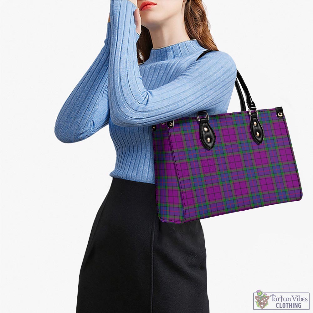 Tartan Vibes Clothing Wardlaw Modern Tartan Luxury Leather Handbags