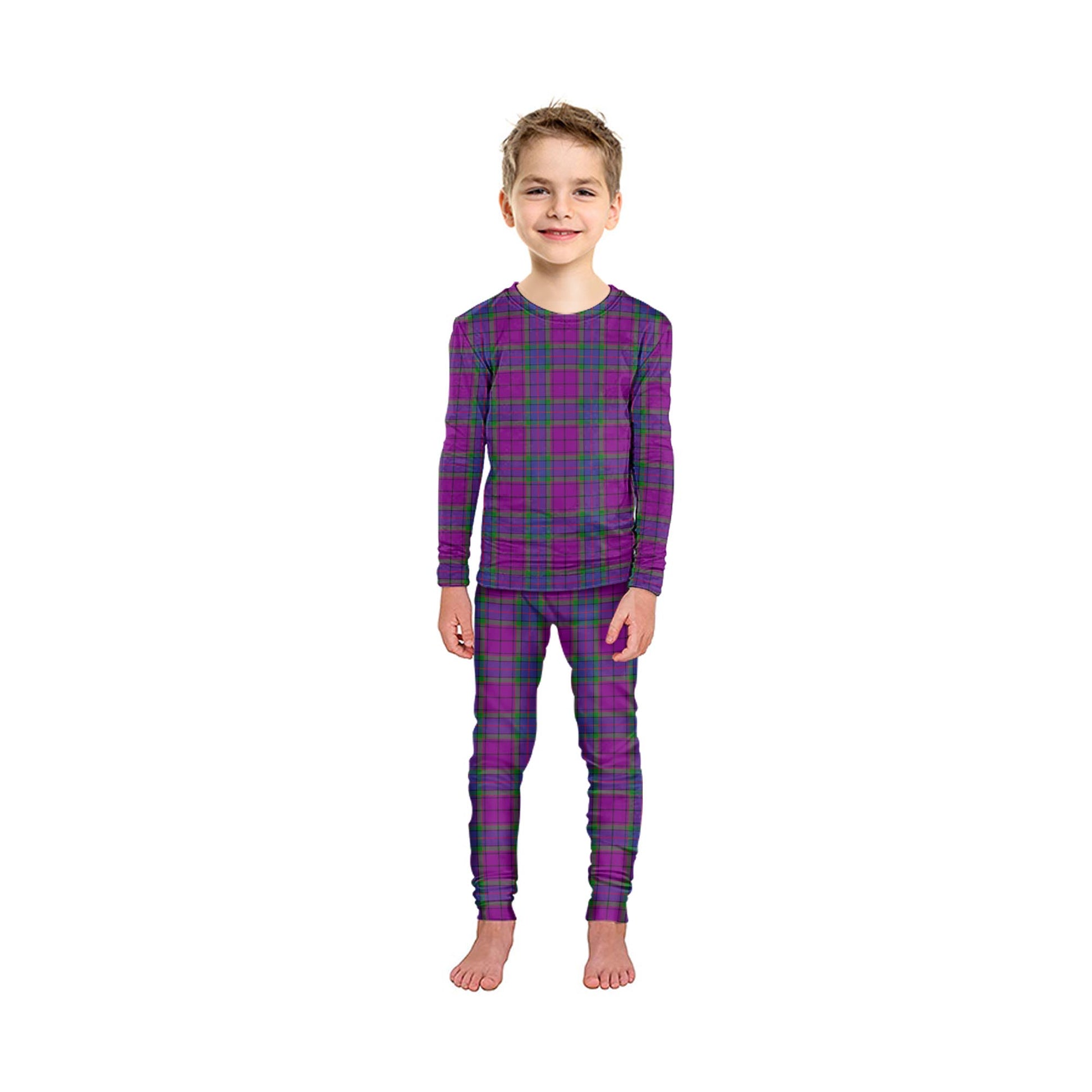 Wardlaw Modern Tartan Pajamas Family Set - Tartan Vibes Clothing