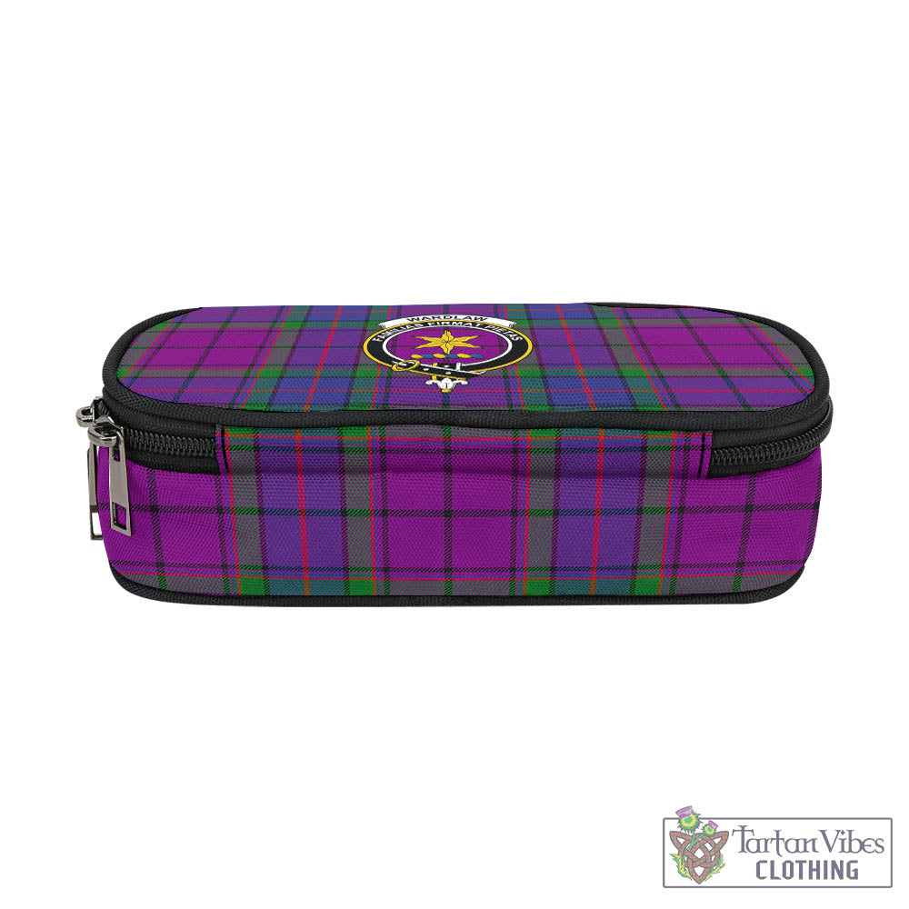 Tartan Vibes Clothing Wardlaw Modern Tartan Pen and Pencil Case with Family Crest