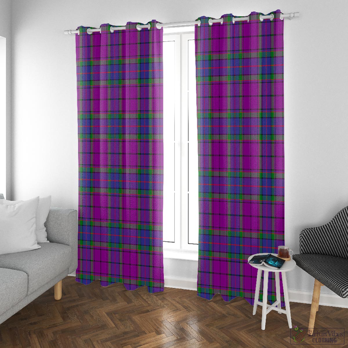 Wardlaw Modern Tartan Window Curtain