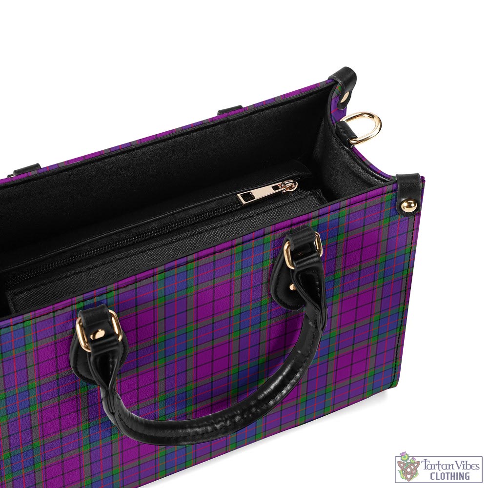 Tartan Vibes Clothing Wardlaw Modern Tartan Luxury Leather Handbags