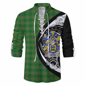 Ware Irish Clan Ghillie Kilt Shirt Celtic Circle Style Men - Tartan Vibes Clothing