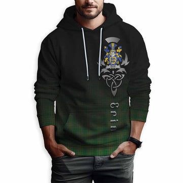Ware Irish Clan Hoodie with Coat of Arms Erin Go Bragh Celtic Inspired Pullover Hoodie - Tartan Vibes Clothing