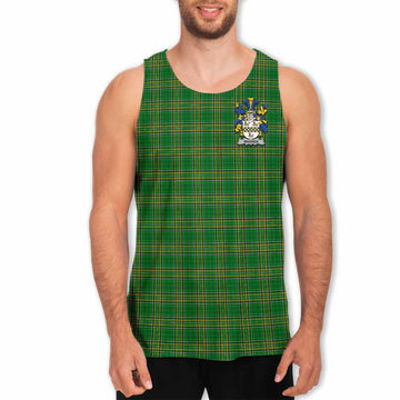 Warren Irish Clan Tartan Men's Tank Top with Coat of Arms Men - Tartan Vibes Clothing