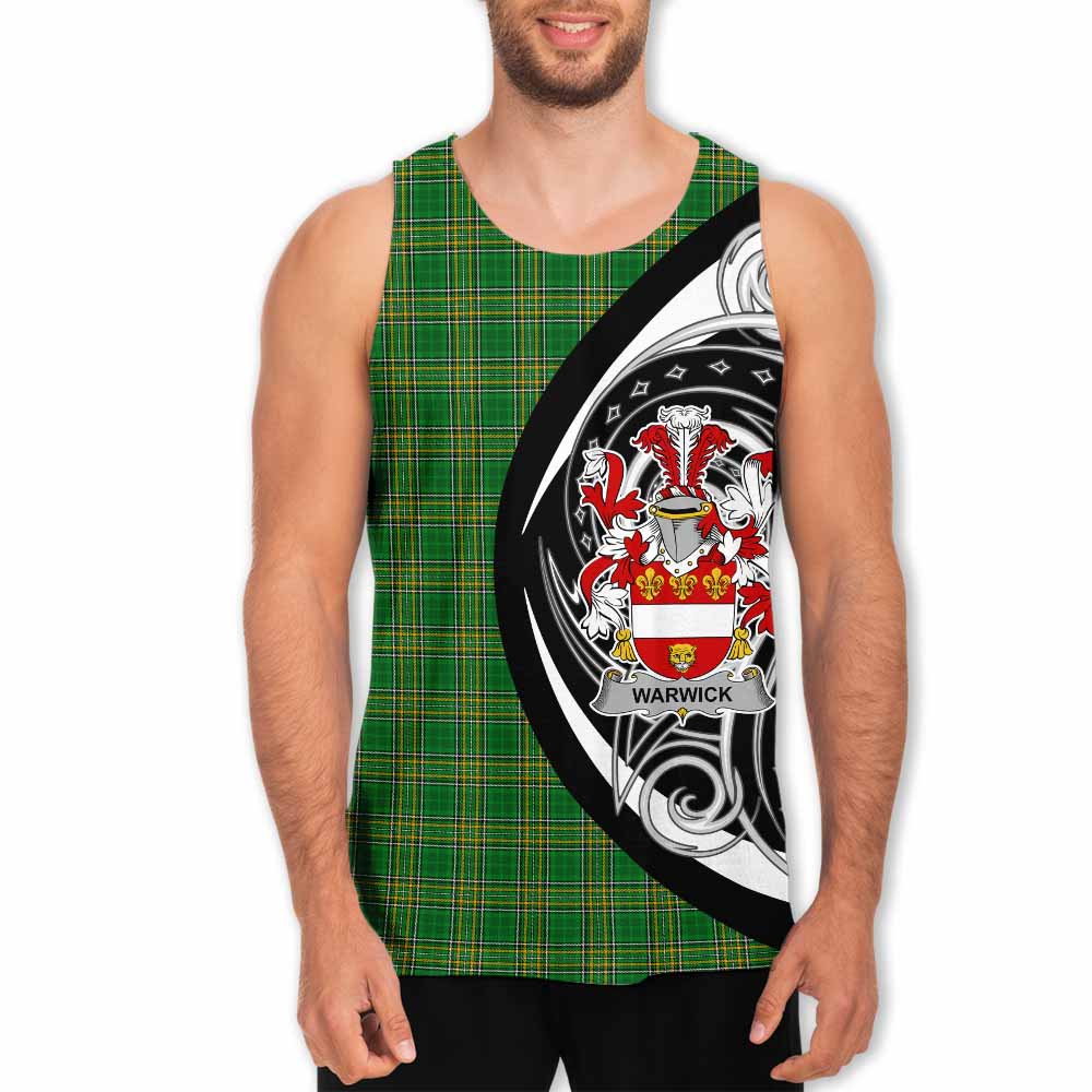 Warwick Irish Clan Men's Tank Top Celtic Circle Style Men - Tartan Vibes Clothing