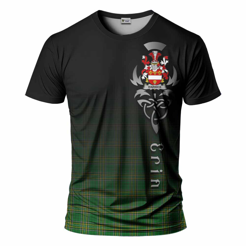 Warwick Irish Clan T-Shirt with Coat of Arms Erin Go Bragh Celtic Inspired Kid's Shirt - Tartan Vibes Clothing