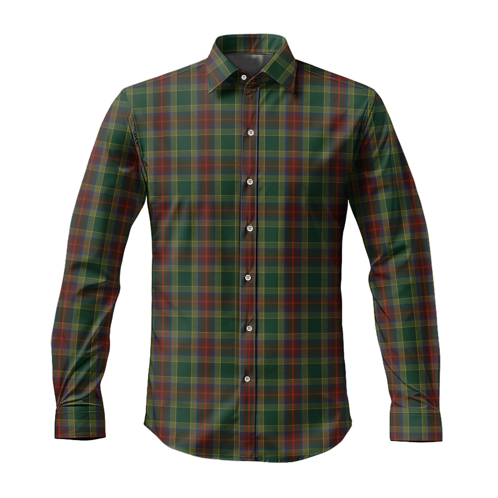 Waterford County Ireland Tartan Long Sleeve Button Up Shirt Men's Shirt - Tartan Vibes Clothing