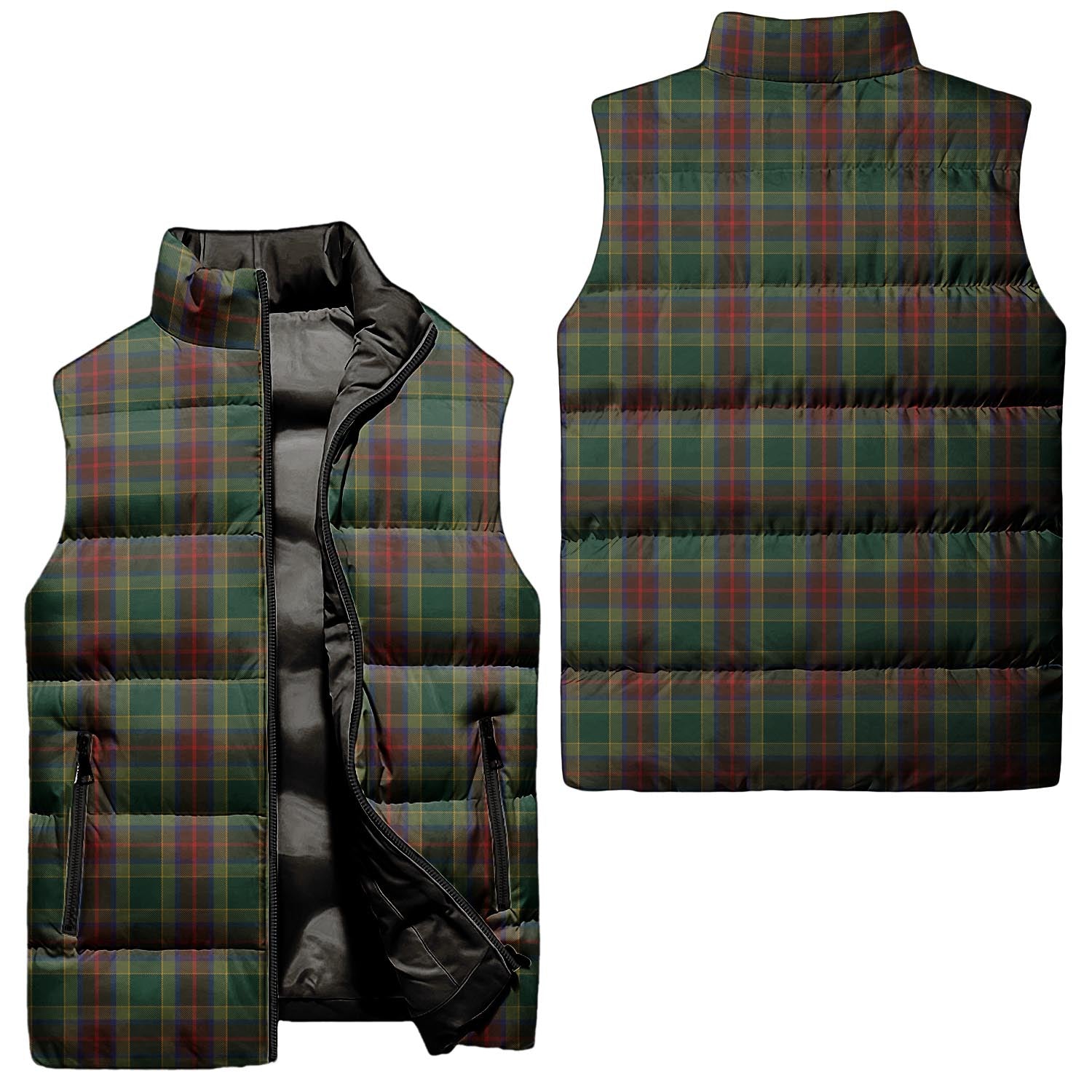 Waterford County Ireland Tartan Sleeveless Puffer Jacket Unisex - Tartanvibesclothing