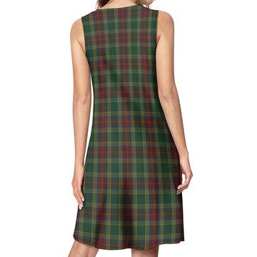 Waterford County Ireland Tartan Womens Casual Dresses