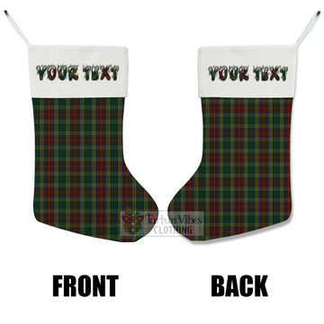 Waterford County Ireland Tartan Christmas Stocking with Personalized Text