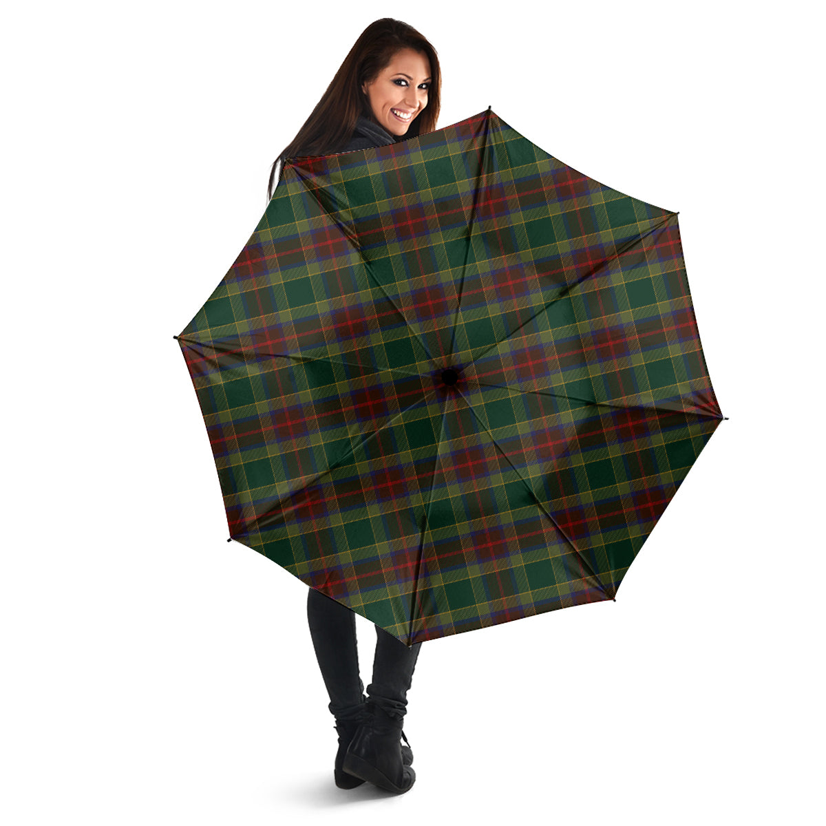 Waterford County Ireland Tartan Umbrella - Tartanvibesclothing