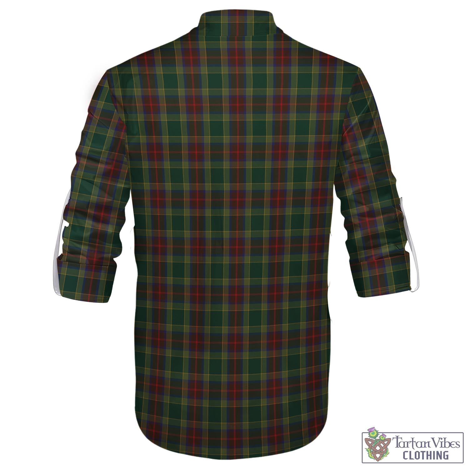 Tartan Vibes Clothing Waterford County Ireland Tartan Men's Scottish Traditional Jacobite Ghillie Kilt Shirt