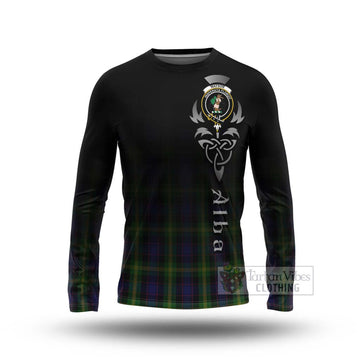 Watson Tartan Long Sleeve T-Shirt Featuring Alba Gu Brath Family Crest Celtic Inspired