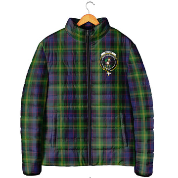 Watson Tartan Padded Jacket with Family Crest