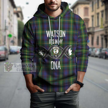 Watson Tartan Hoodie with Family Crest DNA In Me Style