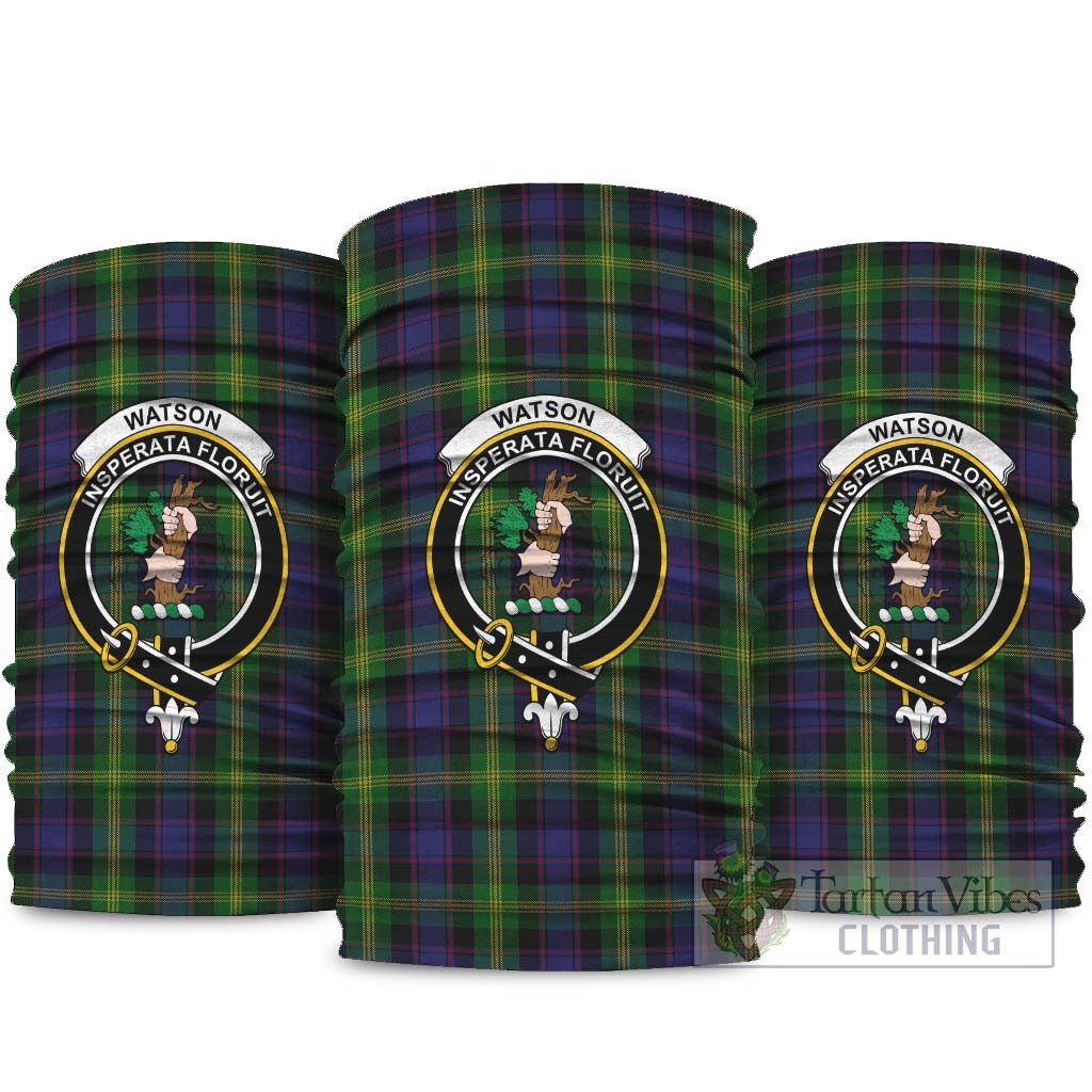 Watson Tartan Neck Gaiters, Tartan Bandanas, Tartan Head Band with Family Crest