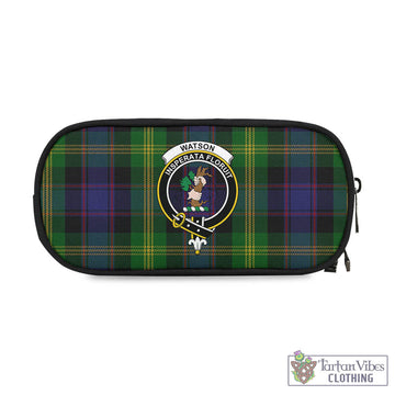 Watson Tartan Pen and Pencil Case with Family Crest