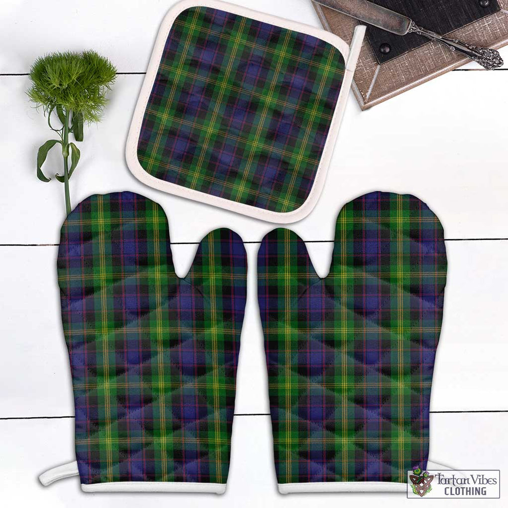Watson Tartan Combo Oven Mitt & Pot-Holder White - Tartan Vibes Clothing