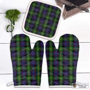 Watson Tartan Combo Oven Mitt & Pot-Holder White - Tartan Vibes Clothing
