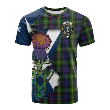 Watson Tartan Family Crest Cotton T-shirt Scottish Thistle Celtic Inspired Kid's Shirt - Tartan Vibes Clothing