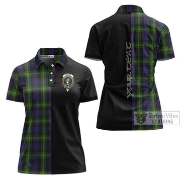 Watson Tartan Women's Polo Shirt with Family Crest and Half Of Me Style