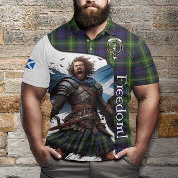 Watson Crest Tartan Polo Shirt Inspired by the Freedom of Scottish Warrior