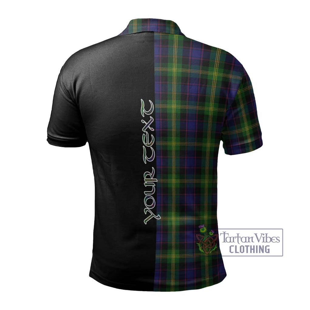 Watson Tartan Polo Shirt with Family Crest and Half Of Me Style - Tartanvibesclothing Shop