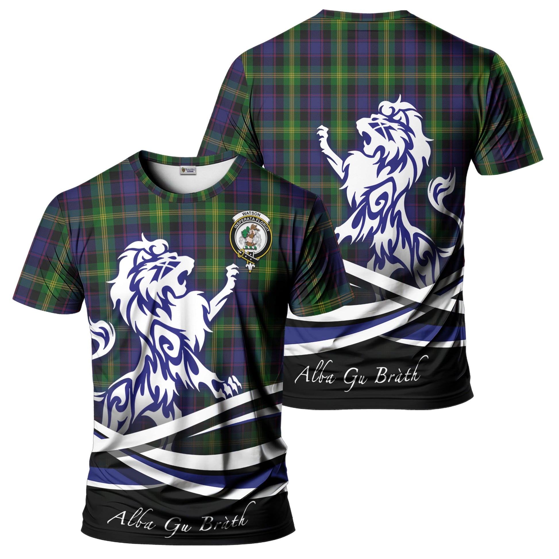 watson-tartan-t-shirt-with-alba-gu-brath-regal-lion-emblem