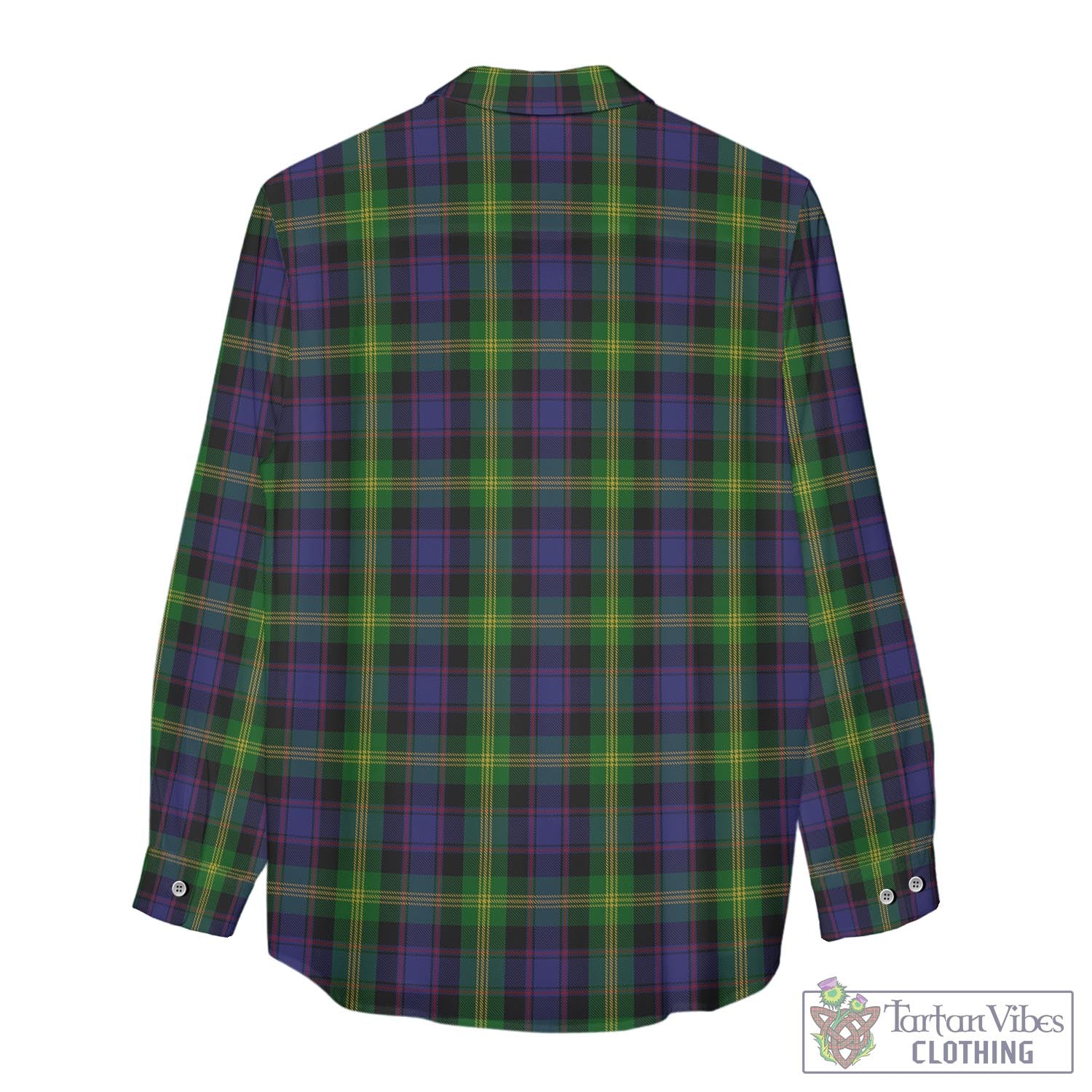 Tartan Vibes Clothing Watson Tartan Womens Casual Shirt with Family Crest