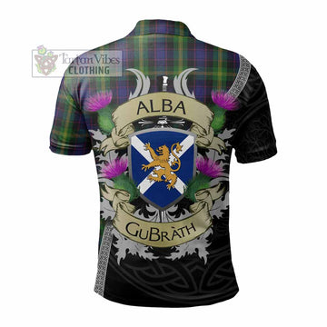 Watson Tartan Family Crest Polo Shirt Lion Rampant Royal Thistle Shield Celtic Inspired - Tartan Vibes Clothing