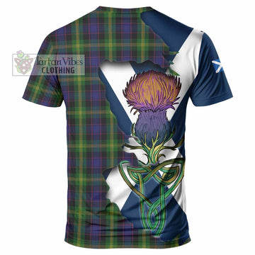 Watson Tartan Family Crest T-Shirt Scottish Thistle Celtic Inspired - Tartan Vibes Clothing