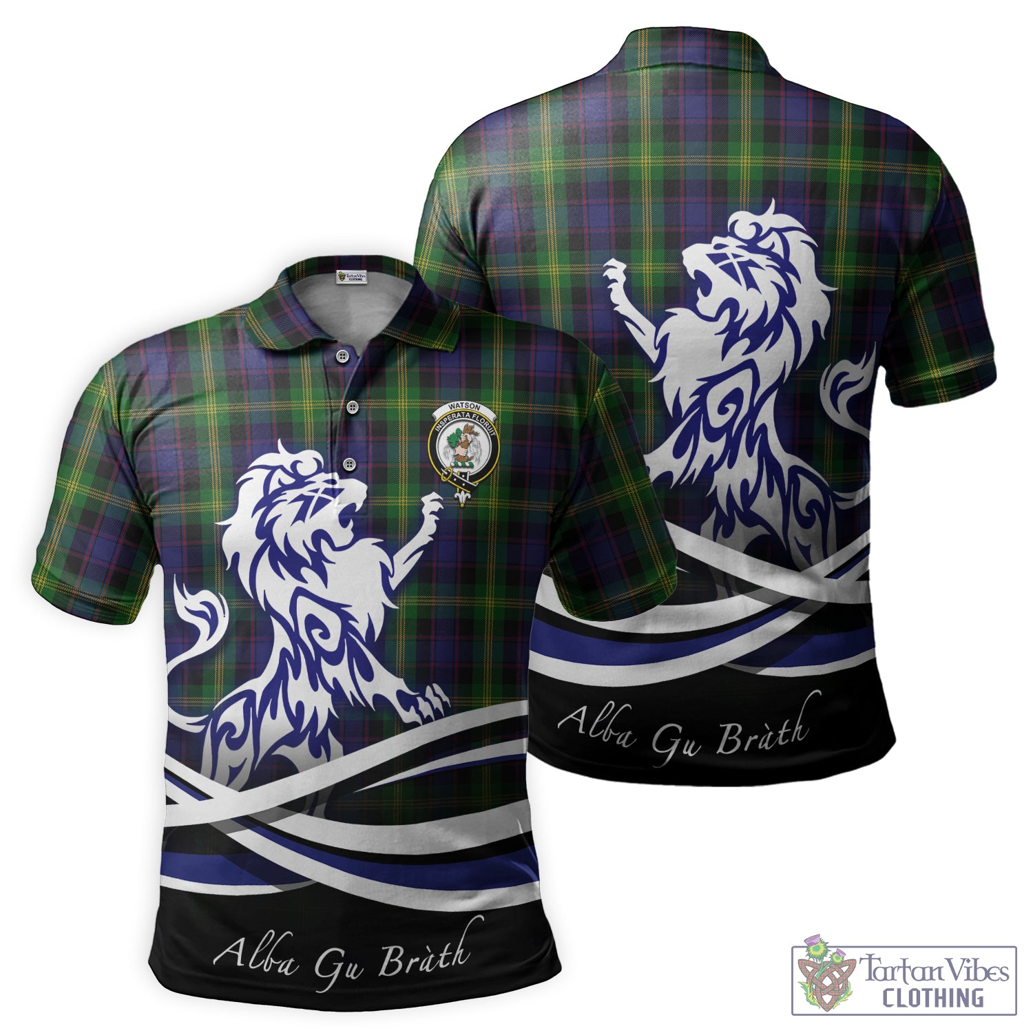 watson-tartan-polo-shirt-with-alba-gu-brath-regal-lion-emblem