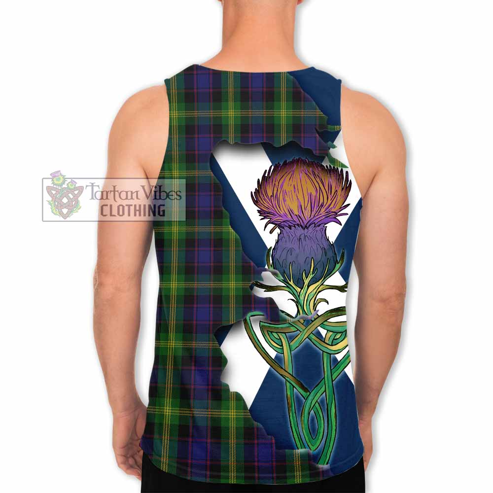 Watson Tartan Family Crest Men's Tank Top Scottish Thistle Celtic Inspired - Tartan Vibes Clothing