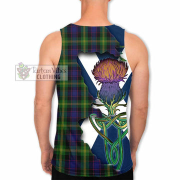 Watson Tartan Family Crest Men's Tank Top Scottish Thistle Celtic Inspired - Tartan Vibes Clothing