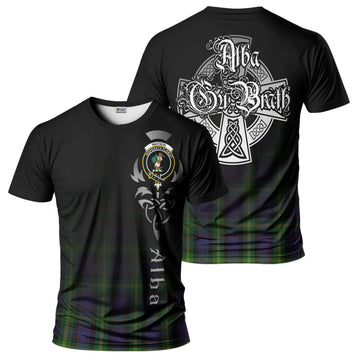 Watson Tartan T-Shirt Featuring Alba Gu Brath Family Crest Celtic Inspired