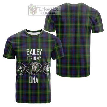 Watson Tartan Cotton T-shirt with Family Crest DNA In Me Style