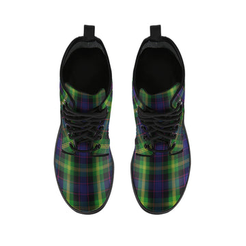 Watson Tartan Leather Boots