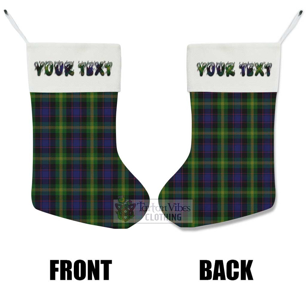 Tartan Vibes Clothing Watson Tartan Christmas Stocking with Personalized Text